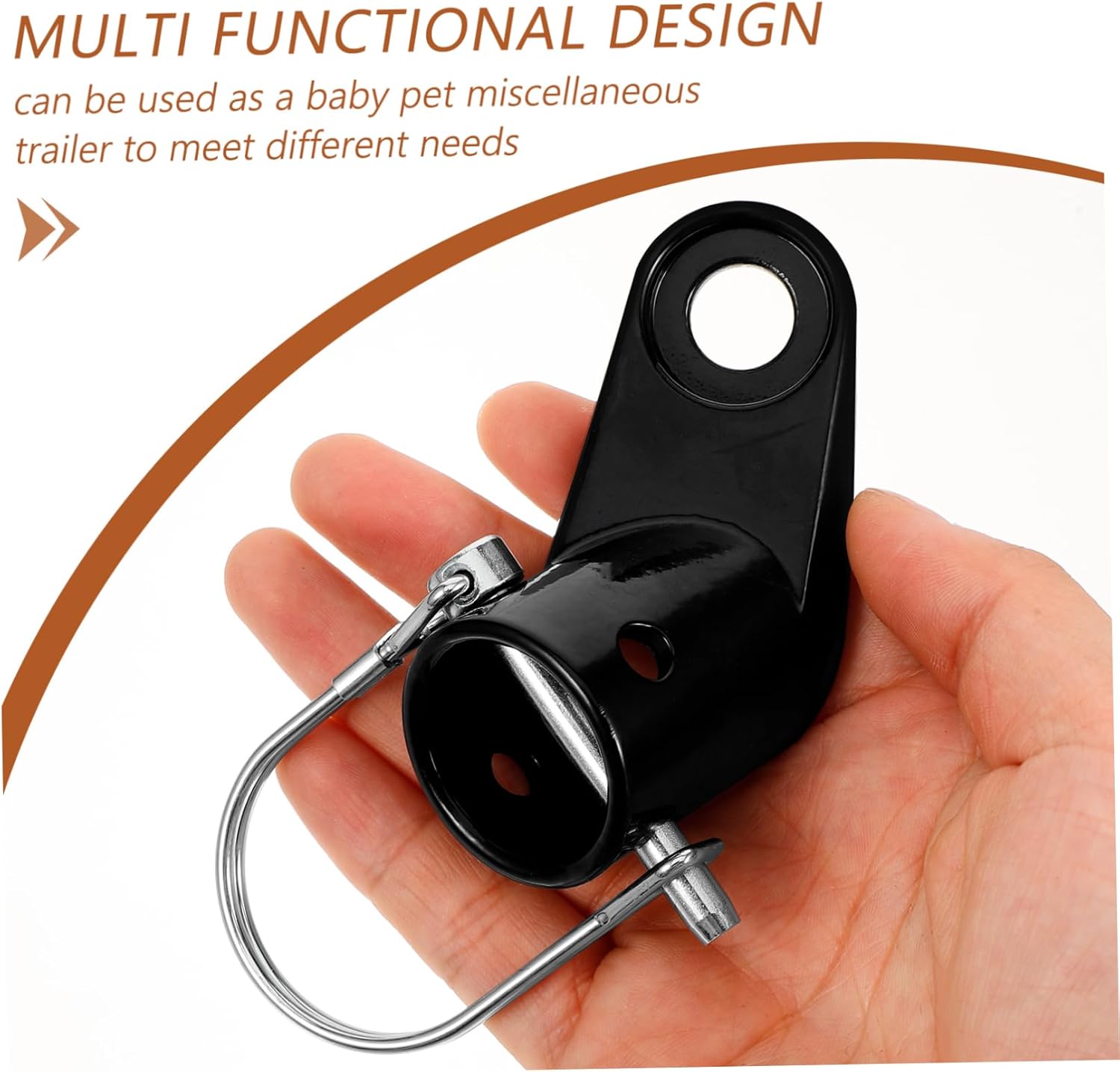UPKOCH 5sets Bike Trailer Hitch Attachment Connector for Mountain Easy to Install Traction for Transport