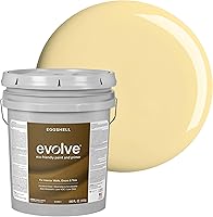 Vista 76 de EVOLVE Pintura e imprimación para interiores, cáscara de huevo (blanco alabastro), 1 galón, cobertura de una capa, excelente oculto, bajo contenido