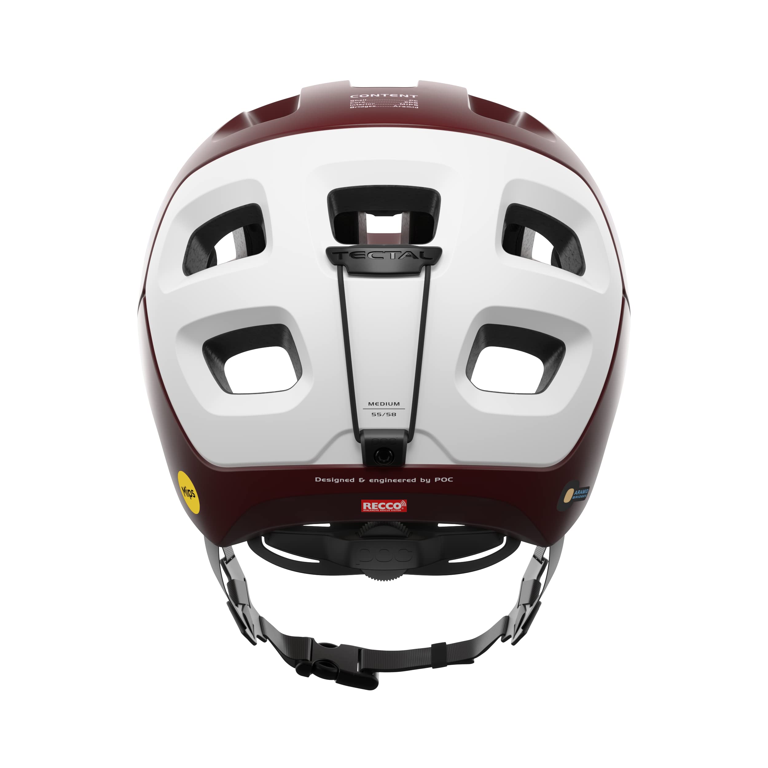 POC Tectal Race MIPS Casco de Bicicleta - Casco para Trail, Enduro y All-Mountain con Refuerzo de aramida, Innovador Sistema de Ajuste y tecnología MIPS