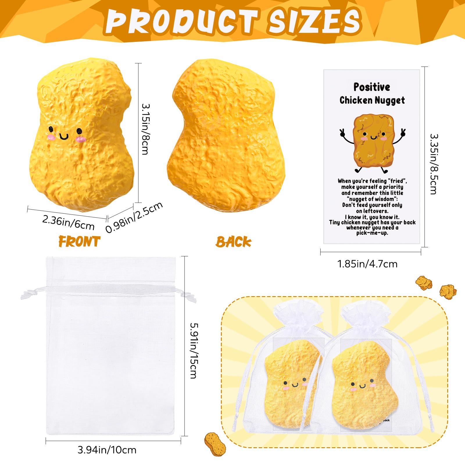 Hollowfly Set di 30 divertenti palline antistress per pollo, palline antistress, giocattolo ispiratore, regalo di apprezzamento per i dipendenti, regalo per il ritorno a scuola, primo giorno di scuola