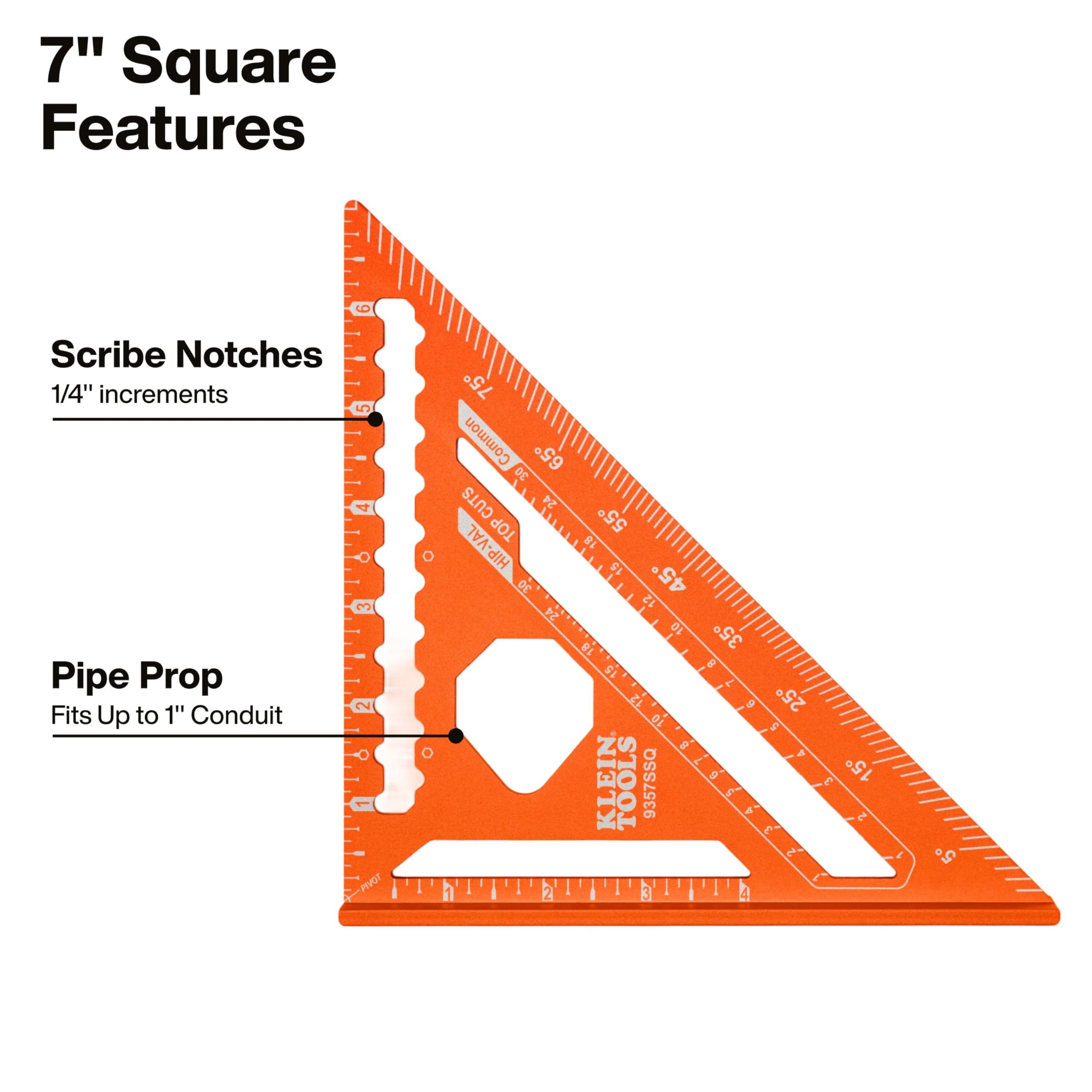 Klein Tools Trim & Rafter Square Kit - Carpenter's Square -3