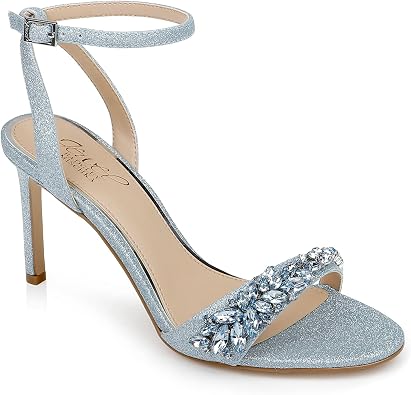 Jewel Badgley Mischka Dallyce Ankle Strap Stiletto Sandal