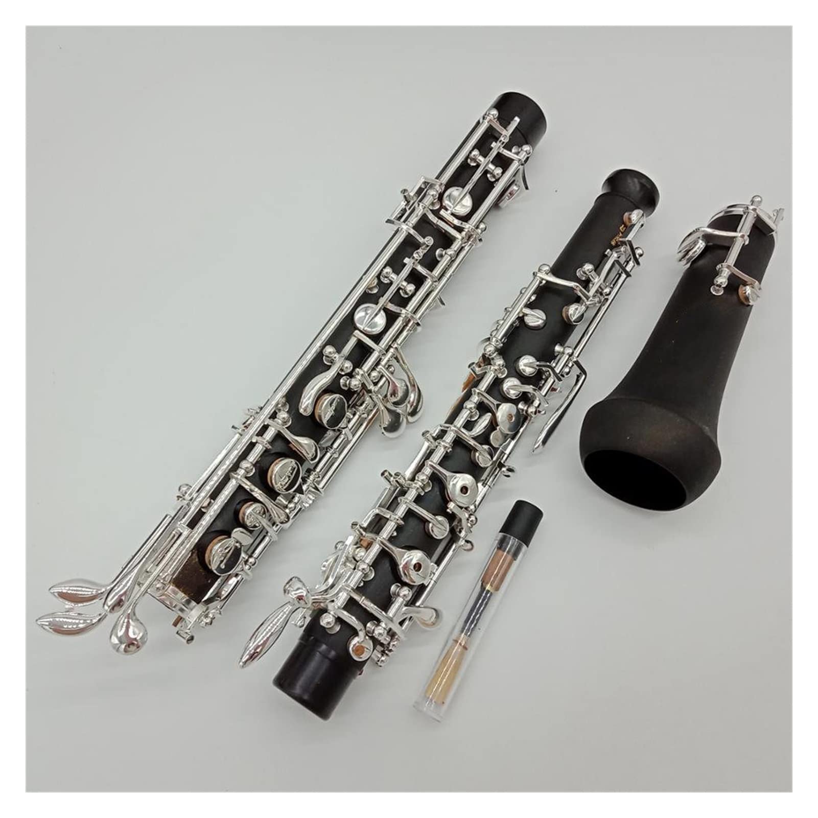 Parti oboe Student Bakelite Oboe C Key Strumenti Musicali Con Accessori Per Anelli Di Custodia