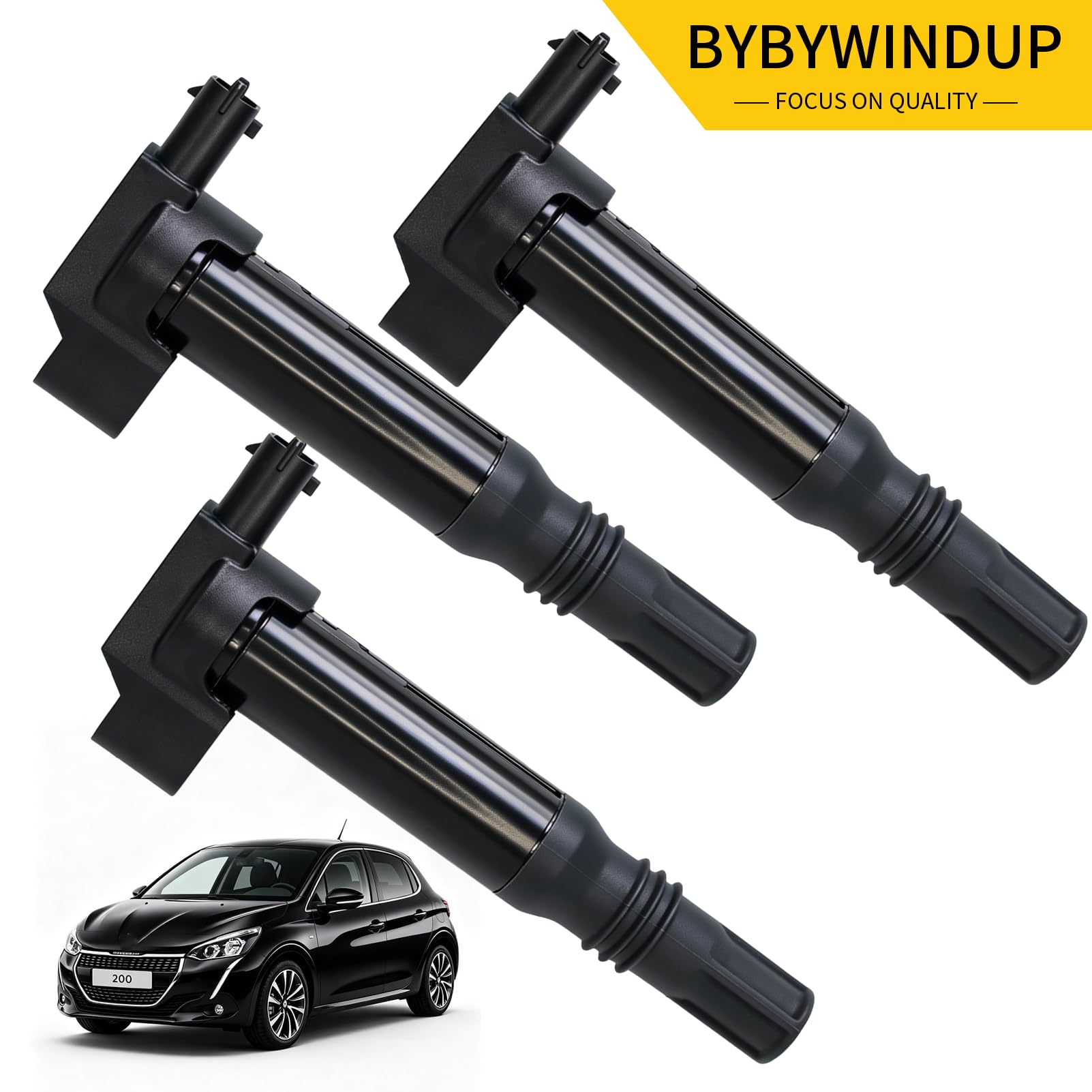 Kit de 3 bobines d'allumage pour C2 C3 C4 C4 Peugeot 108 208 308 3008