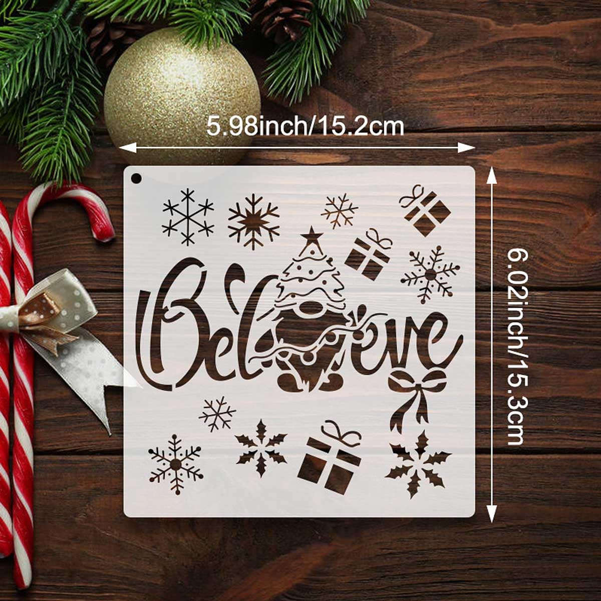 Amazon.co.jp: クリスマス ステンシルシート 25枚セット クリスマス