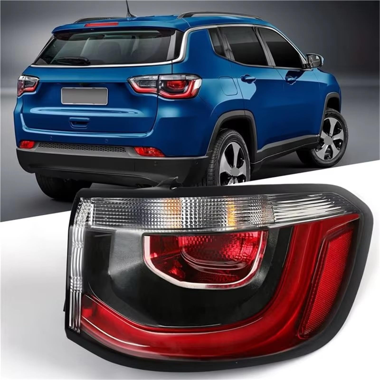 Compatibile Con Jeep Per Compass 2017 2018 2019 2020 2021 Lampada Fanale Posteriore Destra Gruppo Freno OEM:55112838AC 55112839AC