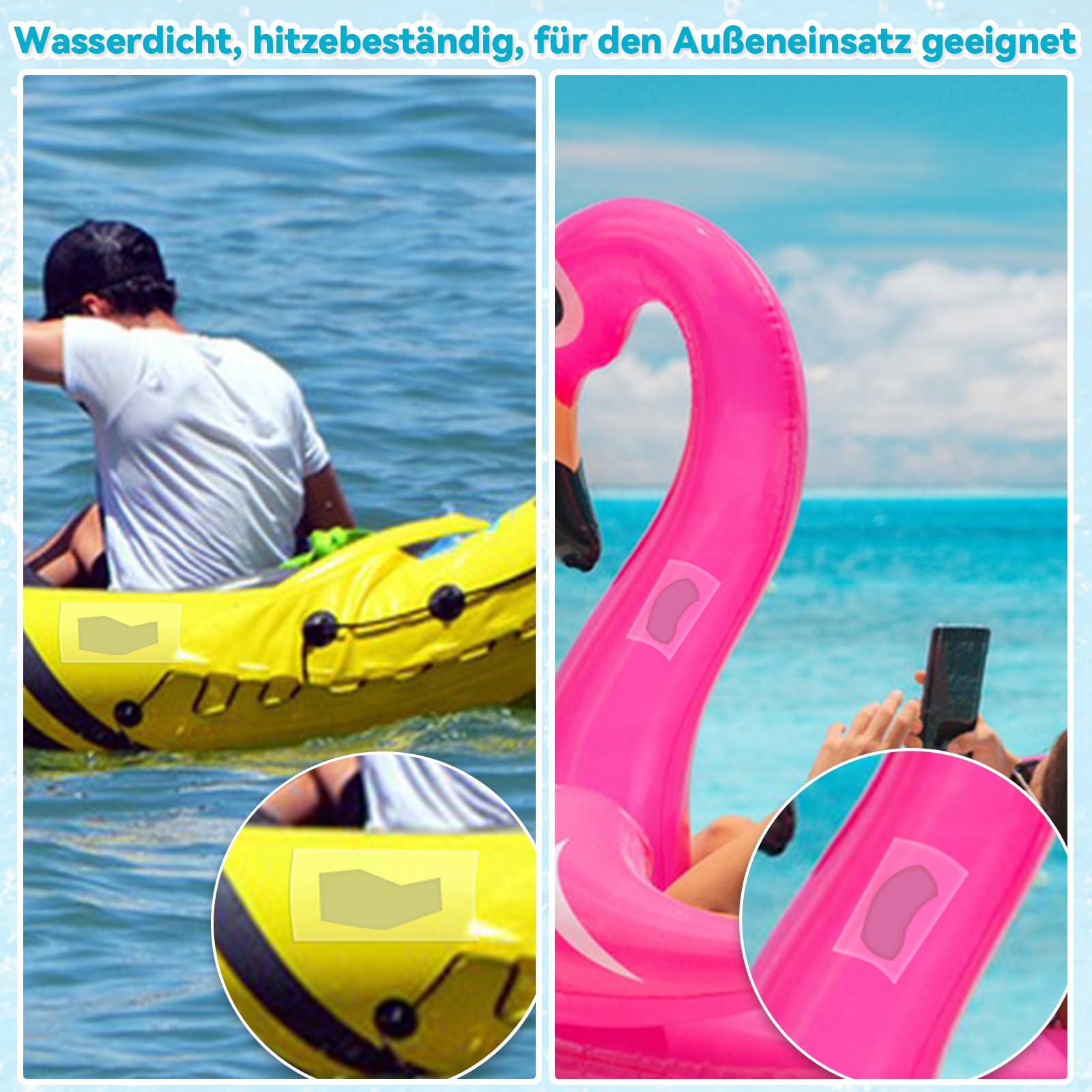 Pvc Resistente De Parches De Reparación Para Bote Inflable | Meses Sin