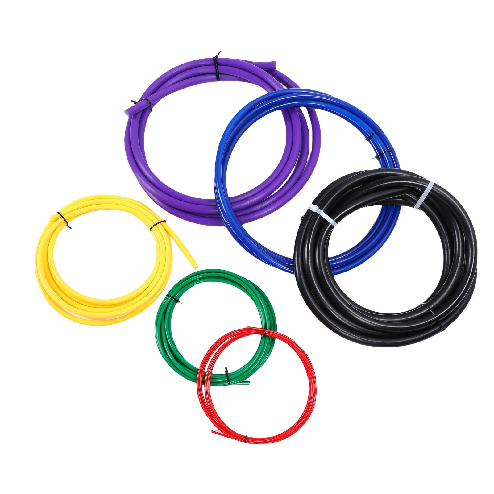 Ausla Prolunga per Tubi in Rame per Condizionamento, Strisce in Plastica PE, Kit Piegatubi per Tubi in Rame per Professionisti HVAC, 6 Misure da 1/4 a 7/8 Pollici, Lunghezza 4 M