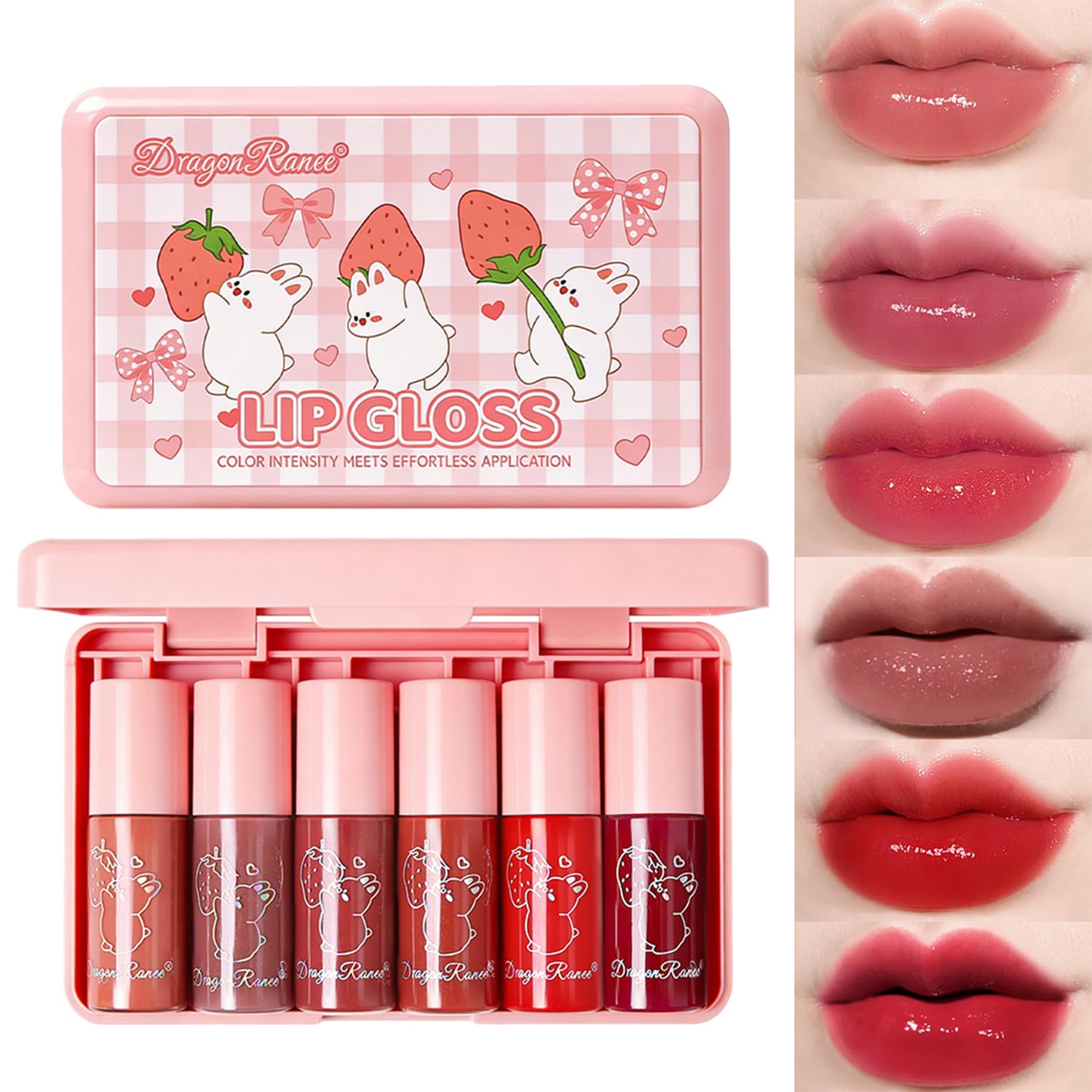 【お値打ちセット】BT95％ mini5 ペンシル＋ケース＋フィルム 246 Amazon.com : 6 Colors Lip Gloss Set, Korean Lip Gloss, Lip Stain