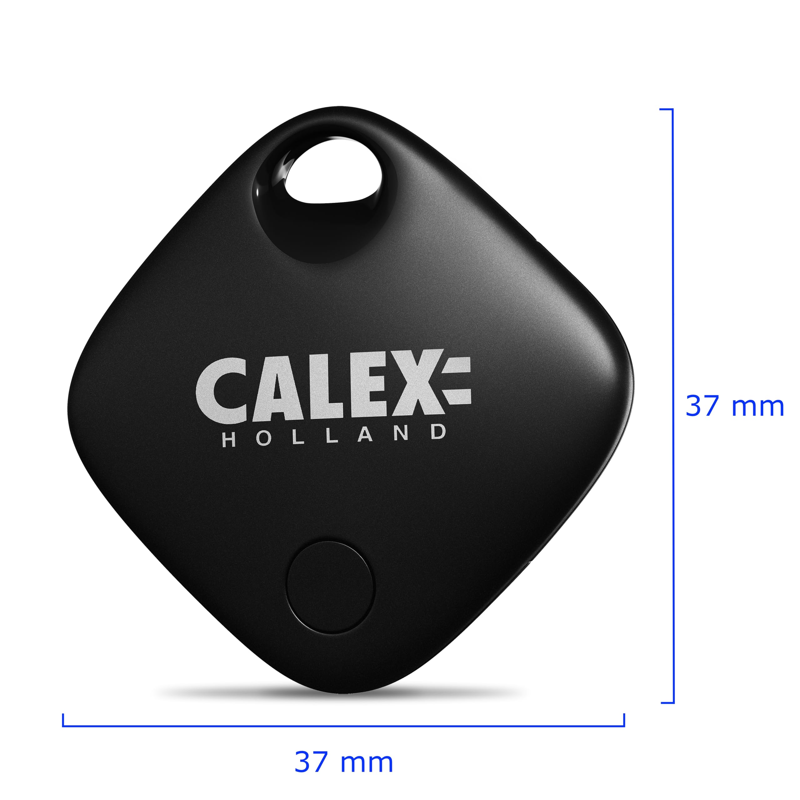 Calex Smart Tag - Lot de 3 - Compatible avec la Fonction de localisation Apple Find My, Suivi de Clés, Tracker Bluetooth avec Notification Sonore pour Fonction de Recherche