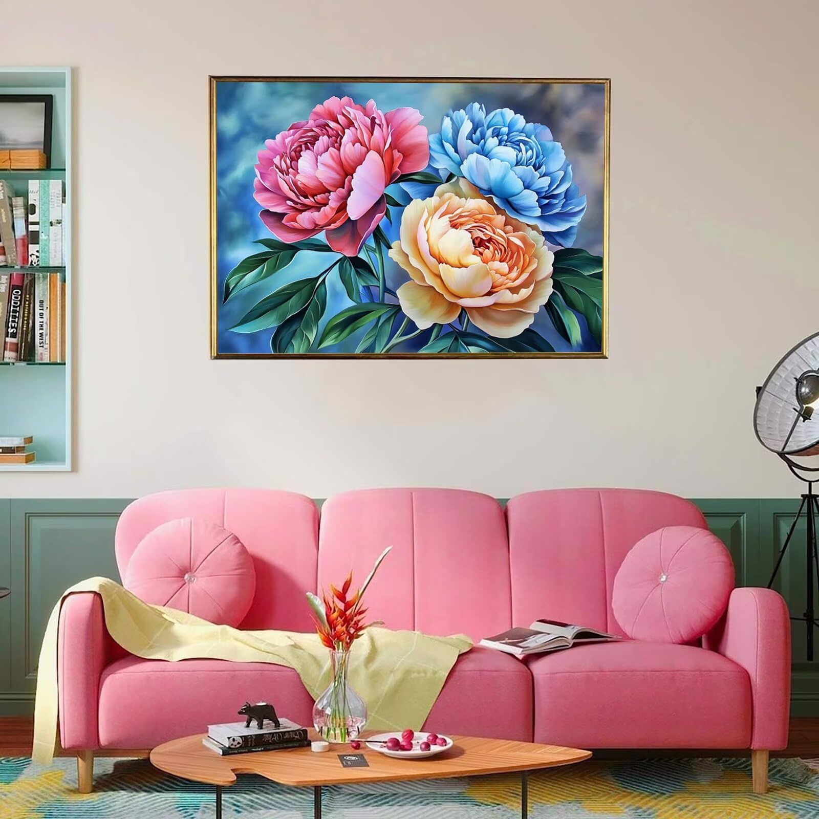 Zestaw puzzli, 1500 elementów, trudne puzzle, drewniane puzzle dla całej rodziny, zestaw "zrób to sam", dla dorosłych, nadają się jako dekoracja ścienna i prezenty dla kobiet, temat: kwiat 8p-857