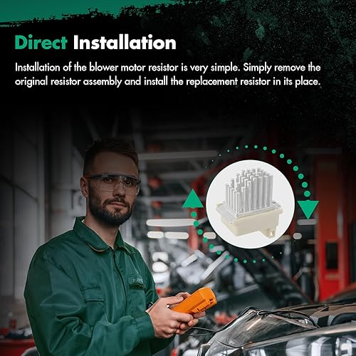 Miniatura 1060 de SCITOO Resistencia de motor de ventilador HVAC para 2008-2013 para Chrysler 300/2008-2016 para Town & Country/2008-2010 para Dodge Charger/2008-2018