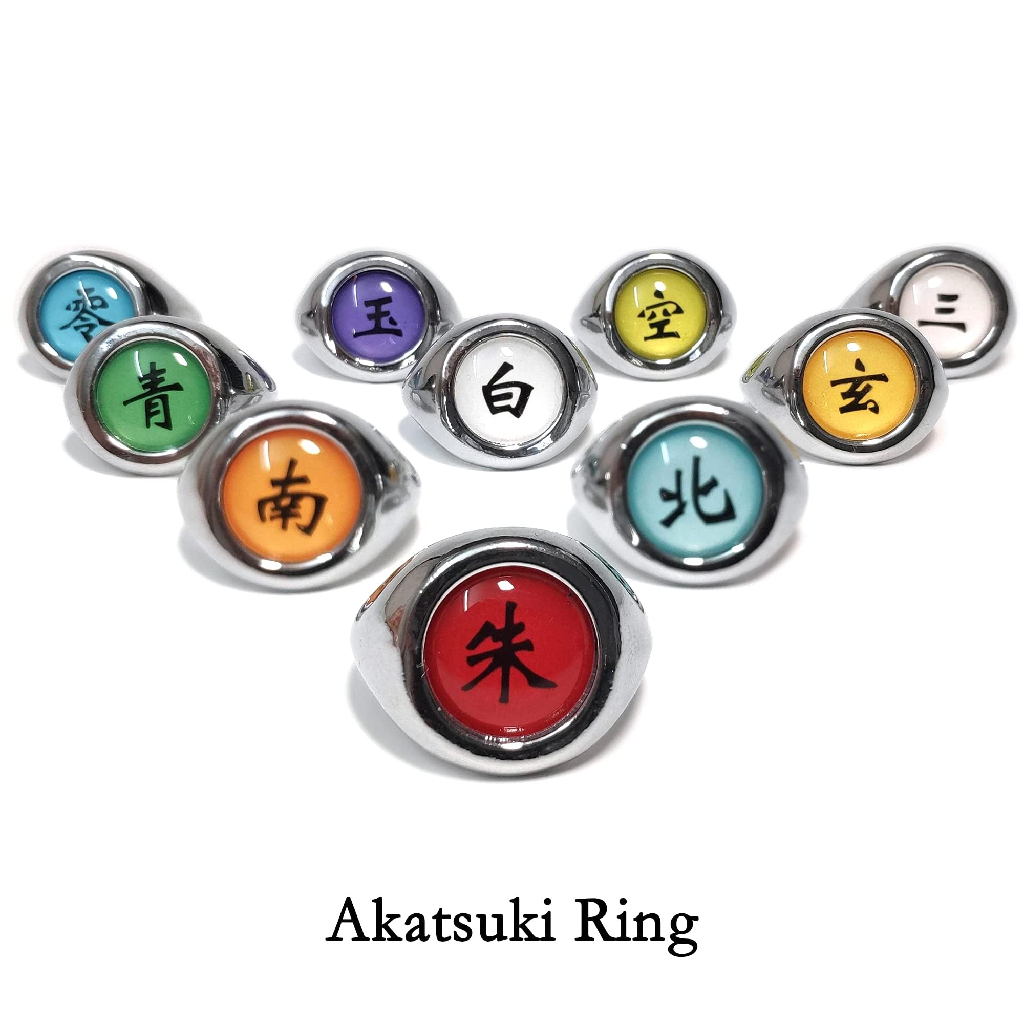 Naruto Akatsuki Rings Meanings Buy New 10 Naruto Rings Akatsuki