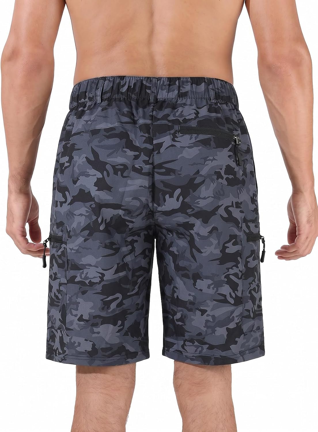 Suwangi Mens Hiking Cargo Shorts Quick-Dry Outdoor Athletic Short Travel Fishing Golf Tactical Short for Men with Multipocket