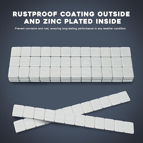 Miniatura 4 de Pesos de rueda de 14 oz en total, 960 piezas de 240 onzas. 4 cajas, 0.25 onzas de peso de rueda para motocicletas, automóviles, camiones, SUV, pesos