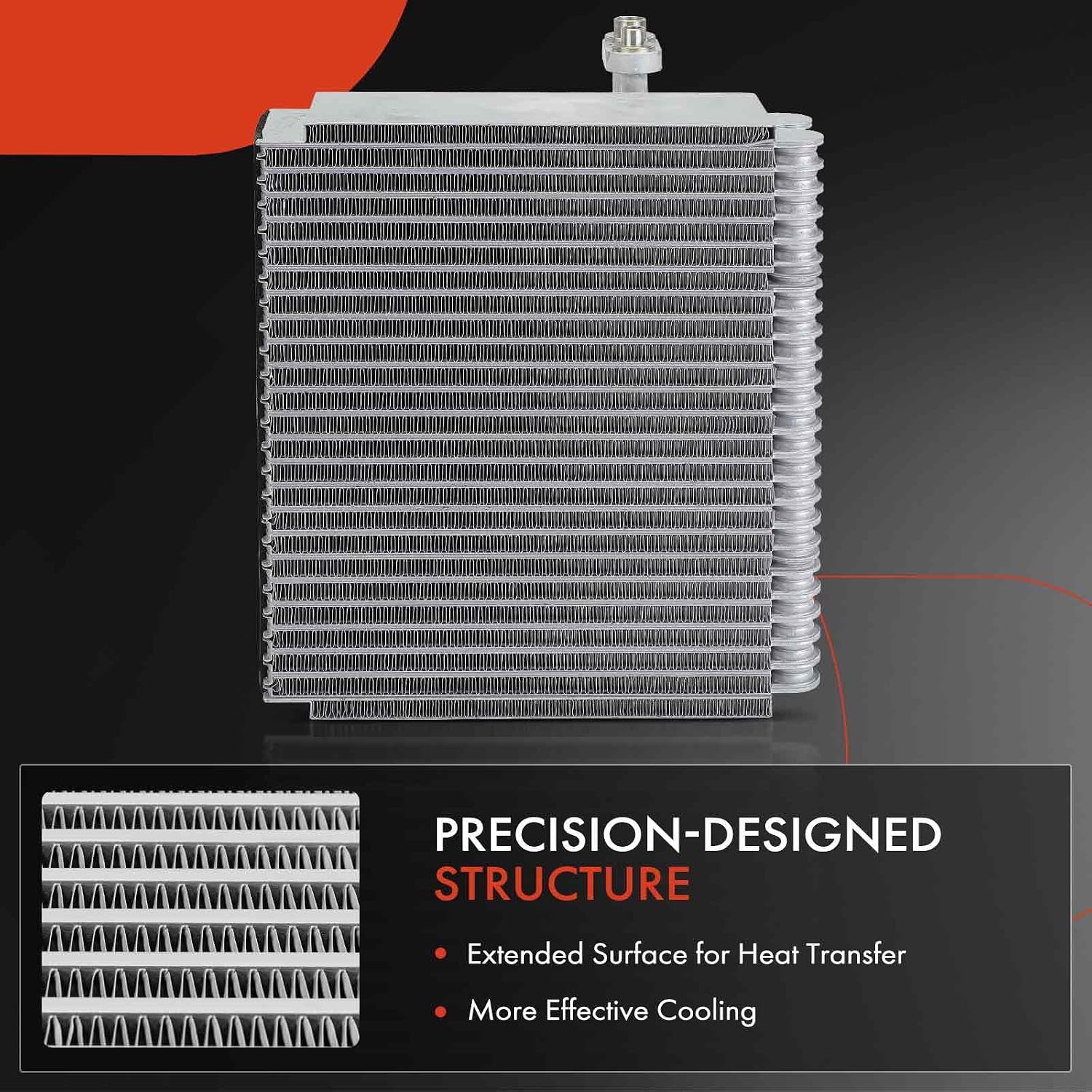 A-Premium AC Evaporator Core Compatible with Nissan Maxima 2000-2003 & Infiniti I30 2000-2001, I35 2002-2004, with Pressing Plate