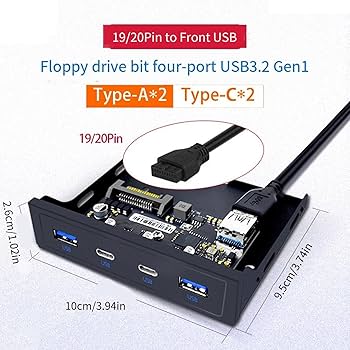 WindowsデスクトップPC USBポート多数 Amazon.co.jp: マルチポート USB3.2 フロントパネル USB 拡張