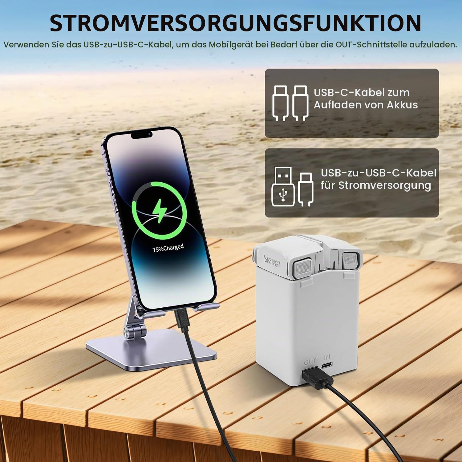 FPVtosky Professionelles Akku-Ladegerät für DJI Mini 5 Pro/Mini4/3 Pro Series Akku, Zubehör Schnelllade-Set mit 65W Netzteil, Schnelllade-Hub, Duale Akkus schnelles Aufladen zur gleichen Zeit