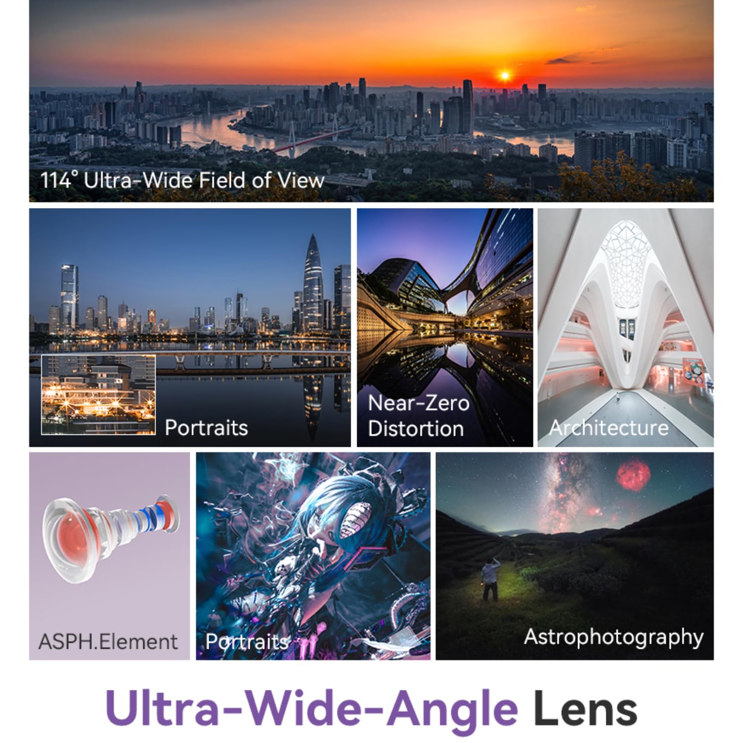 TTArtisan 14 mm F2.8 szerokokątny obiektyw szerokokątny z MF ASPH pole widzenia 114°, zewnętrzny uchwyt filtra 77 mm, do kamer z mocowaniem E (A7 A7R A7R A7S, seria A9, A6000, NEX