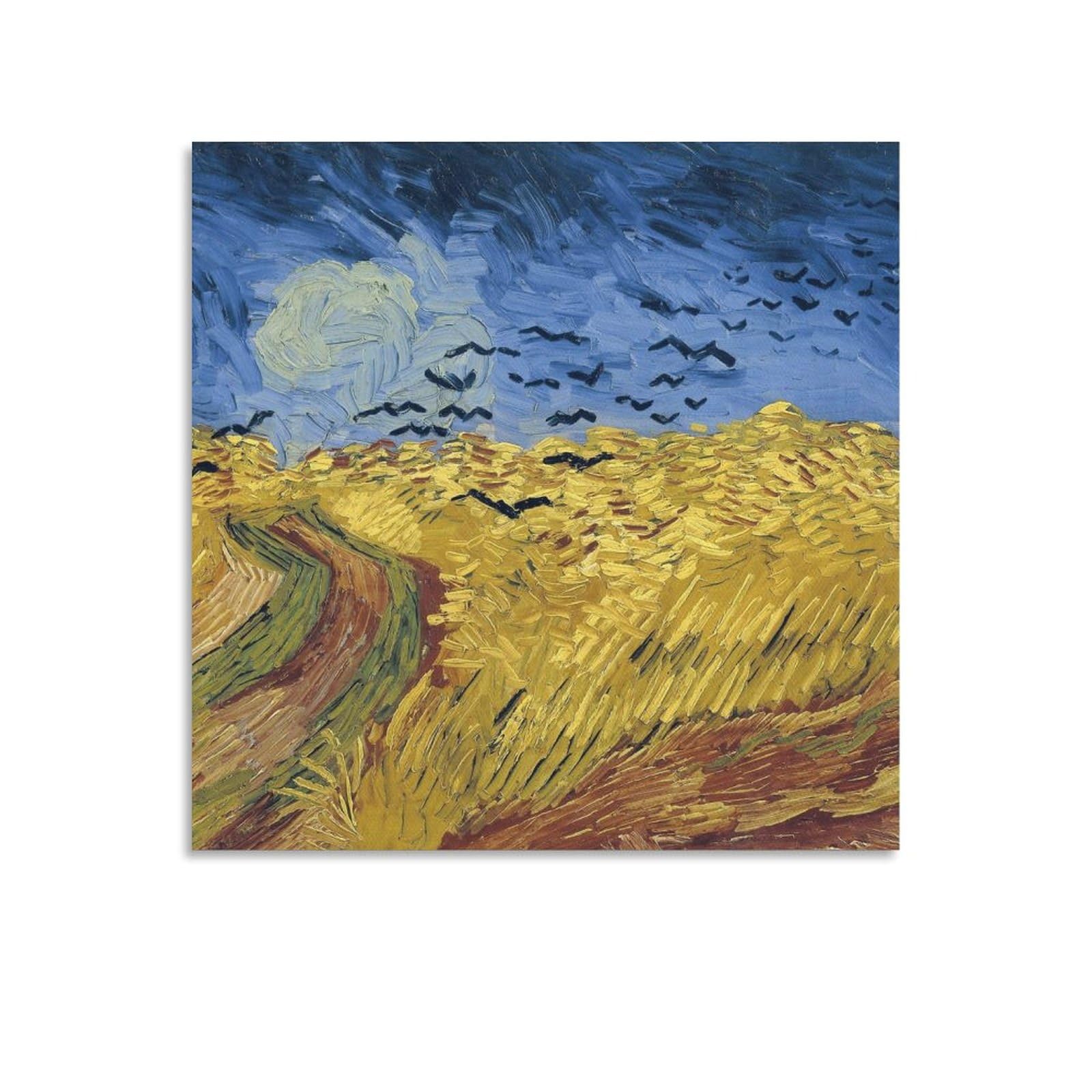 Amazon.co.jp: Van Gogh フィンセントファンゴッホ 《カラスのいる麦畑