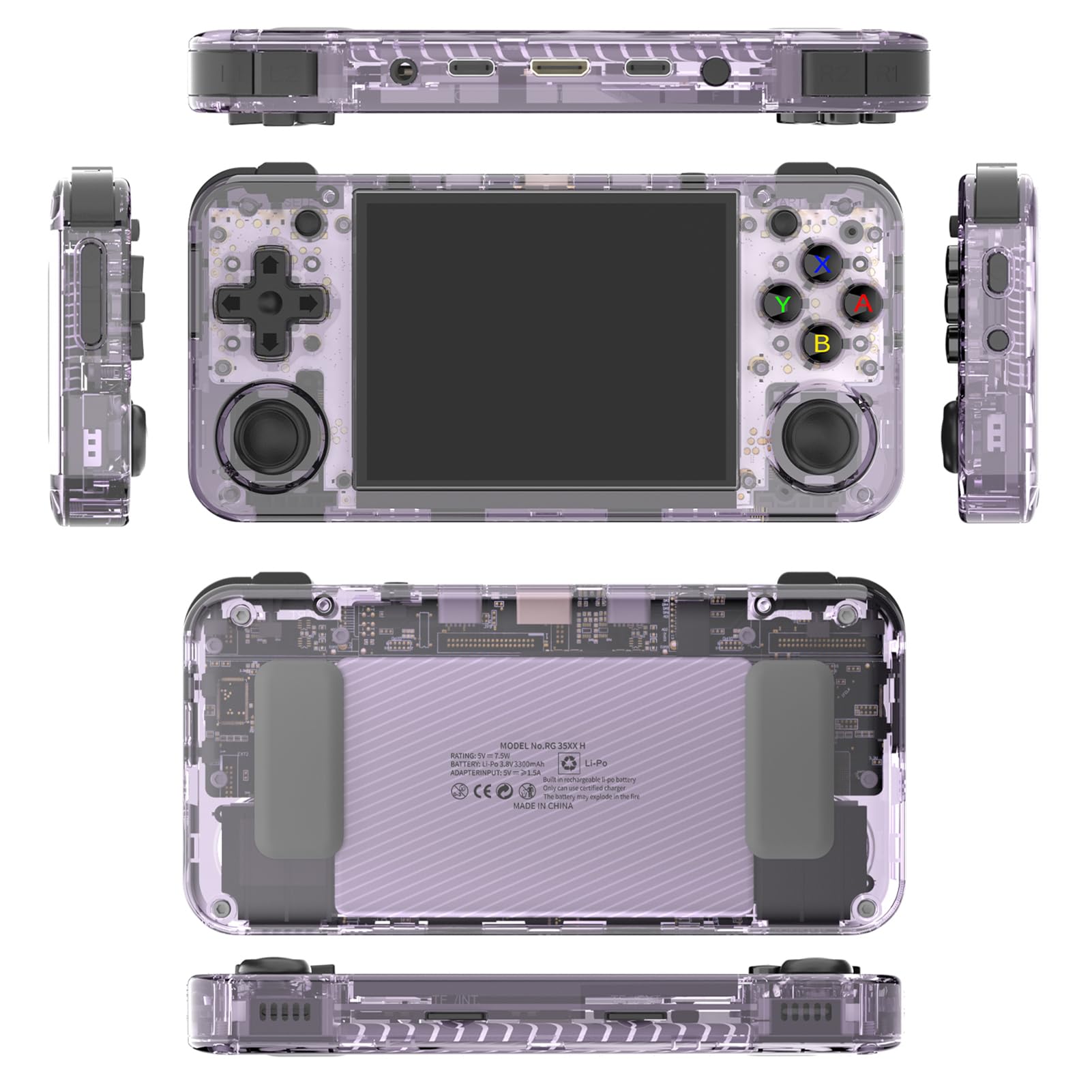 Videogiochi portatili - Piccola console per videogiochi | Console di gioco portatile, lettore di giochi retrò con giochi classici, supporto schermo da 3,5 pollici per collegare la TV, regalo per | portatile, di giochi retrò con giochi classici, supporto s