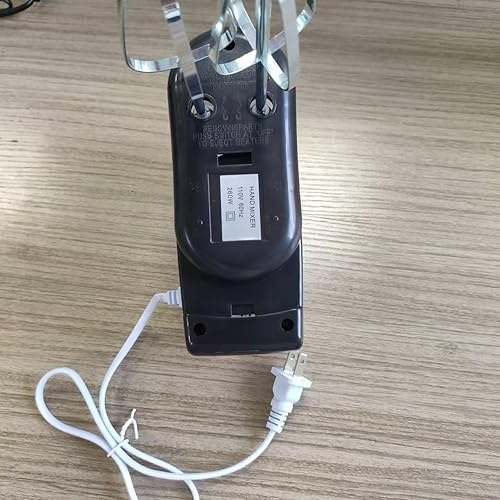 Miniatura 4 de Becafesco - Batidora de mano eléctrica de 6 velocidades con batidor, batidores tradicionales, estuche de almacenamiento a presión, 250 vatios, color