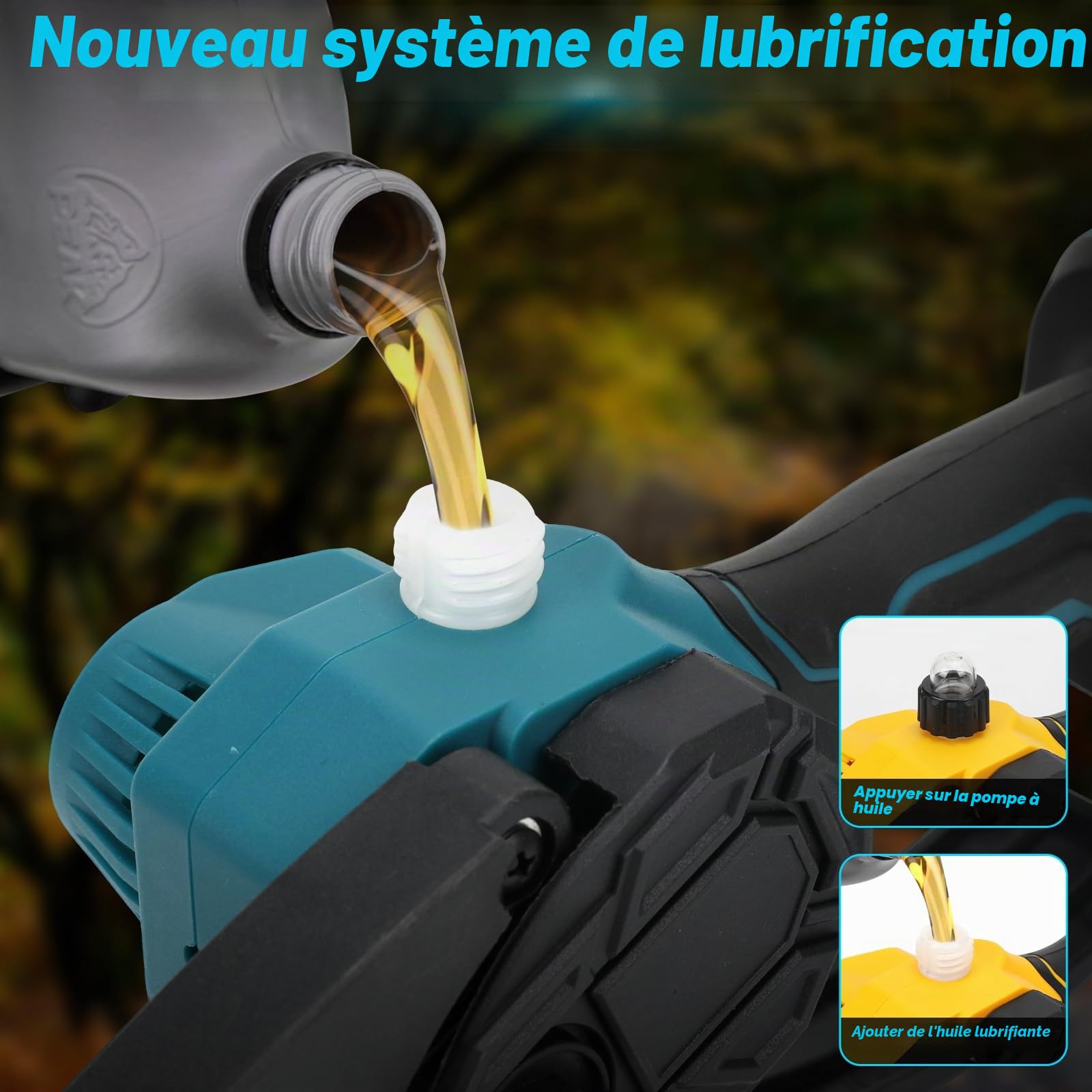 Tronçonneuse & sécateur sans fil 4 en 1 pour Makita 18V (sans batterie)
