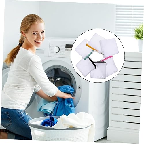 Miniatura 2 de Zerodeko Bolsa de lavandería de 6 piezas, ropa interior, lavadora, bolsa de viaje, juego de viaje, bolsas de lavado de malla, bolsa de lavado de