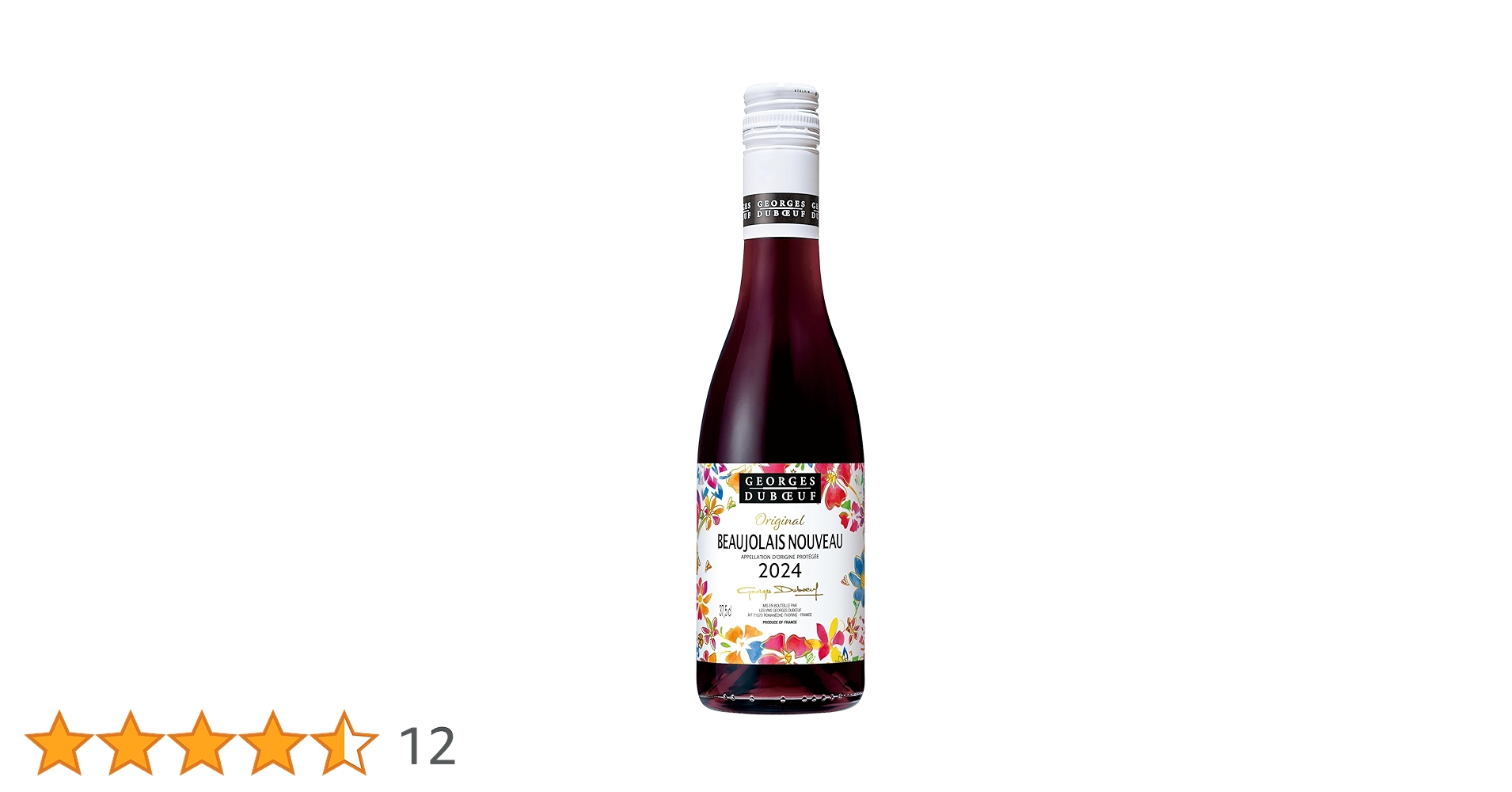 ES DUBEUF ボジョレー・ヌーヴォー 750ml 12本 ES DUBEUF ボジョレー・ヌーヴォー 750ml 12本 GEORGES DUBEUF