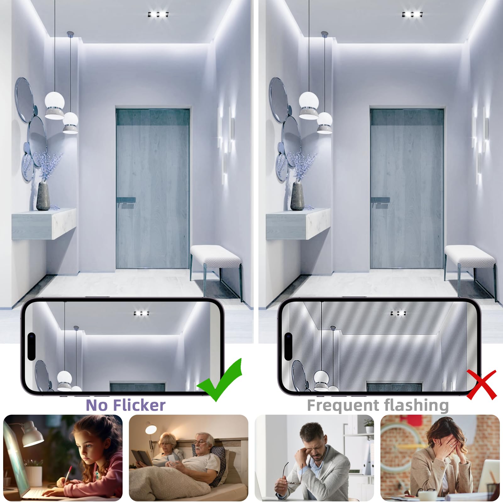 2PCS 11W G23 2-Pin Compact Fluorescent Lamp-Neutral White 4000K 900LM, 2Pin Stick Fluorescent Light Bulb - Image 4