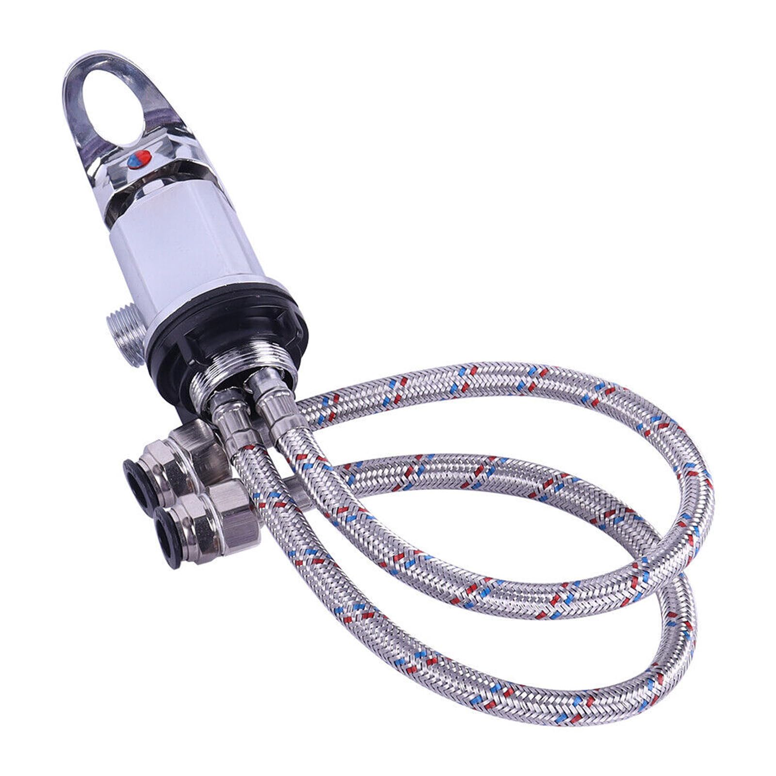 Soffione Doccia, Set Doccetta Esterno, 1,27 Cm Con Tubi Di Ingresso E Uscita Da 80 Cm Set Sprinkler Per Camper Camper Camper Per Camper Doccia Flessibile Doccia Doccetta Con Flessibile