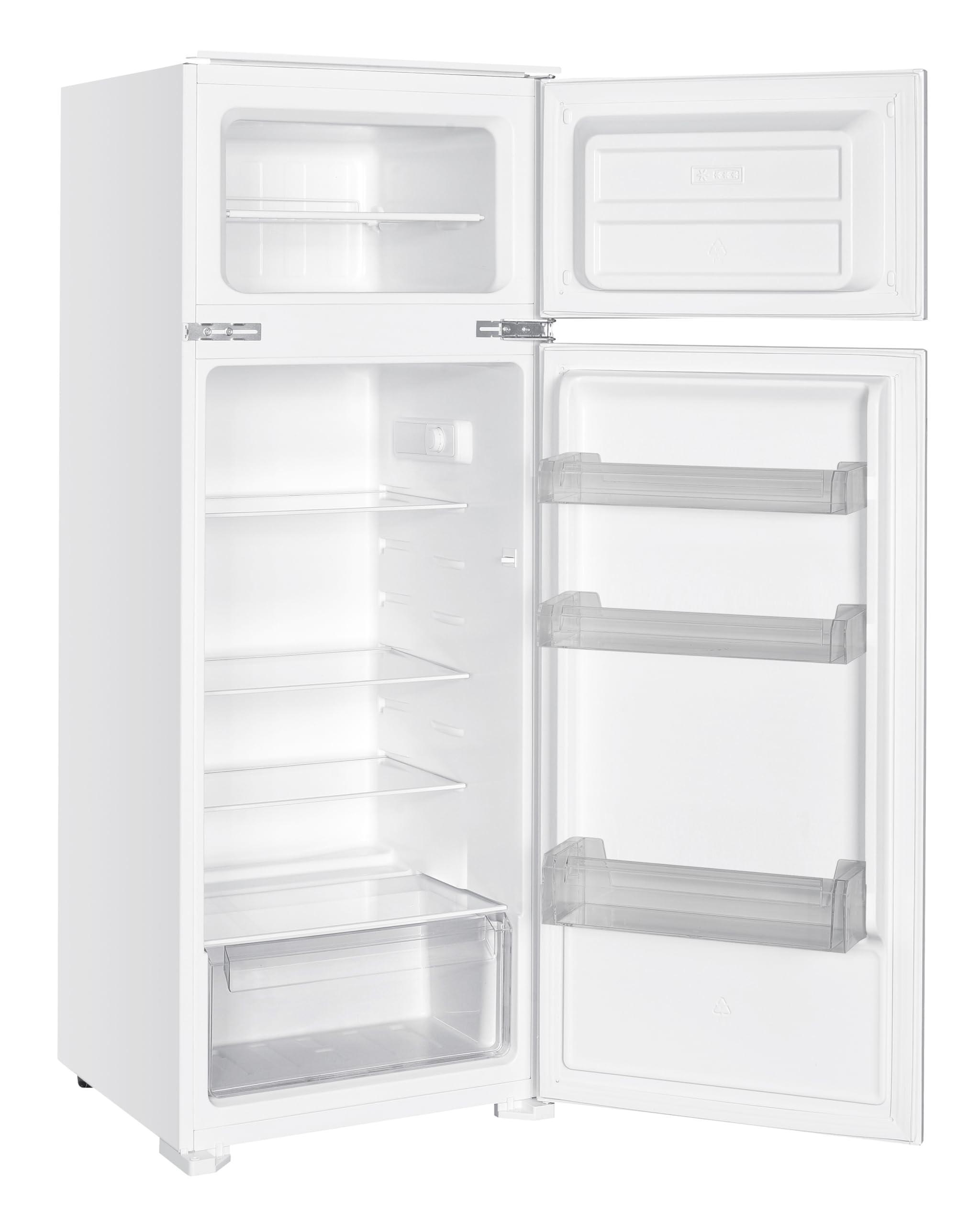 Respekta Bering Lodówko-zamrażarka do zabudowy 205 L, 145 cm, biała