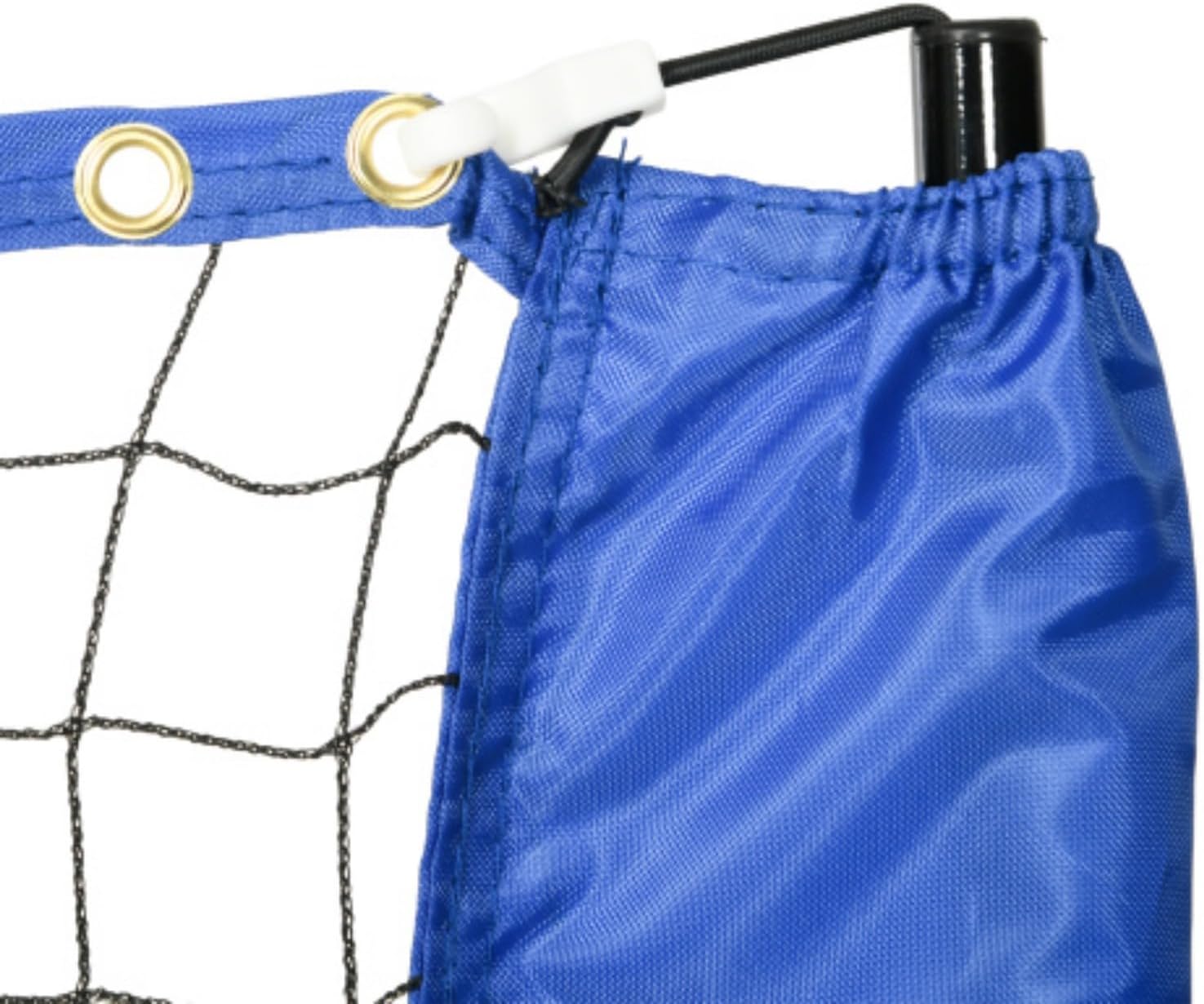 Portable Badminton Net, Badminton Divider Net, 14-Foot Volleyball Net, Foldable and Height-Adjustable, with A Carrying Bag, Suitable for Tennis, Badminton and Pickleball, Court Beach Backyard Games