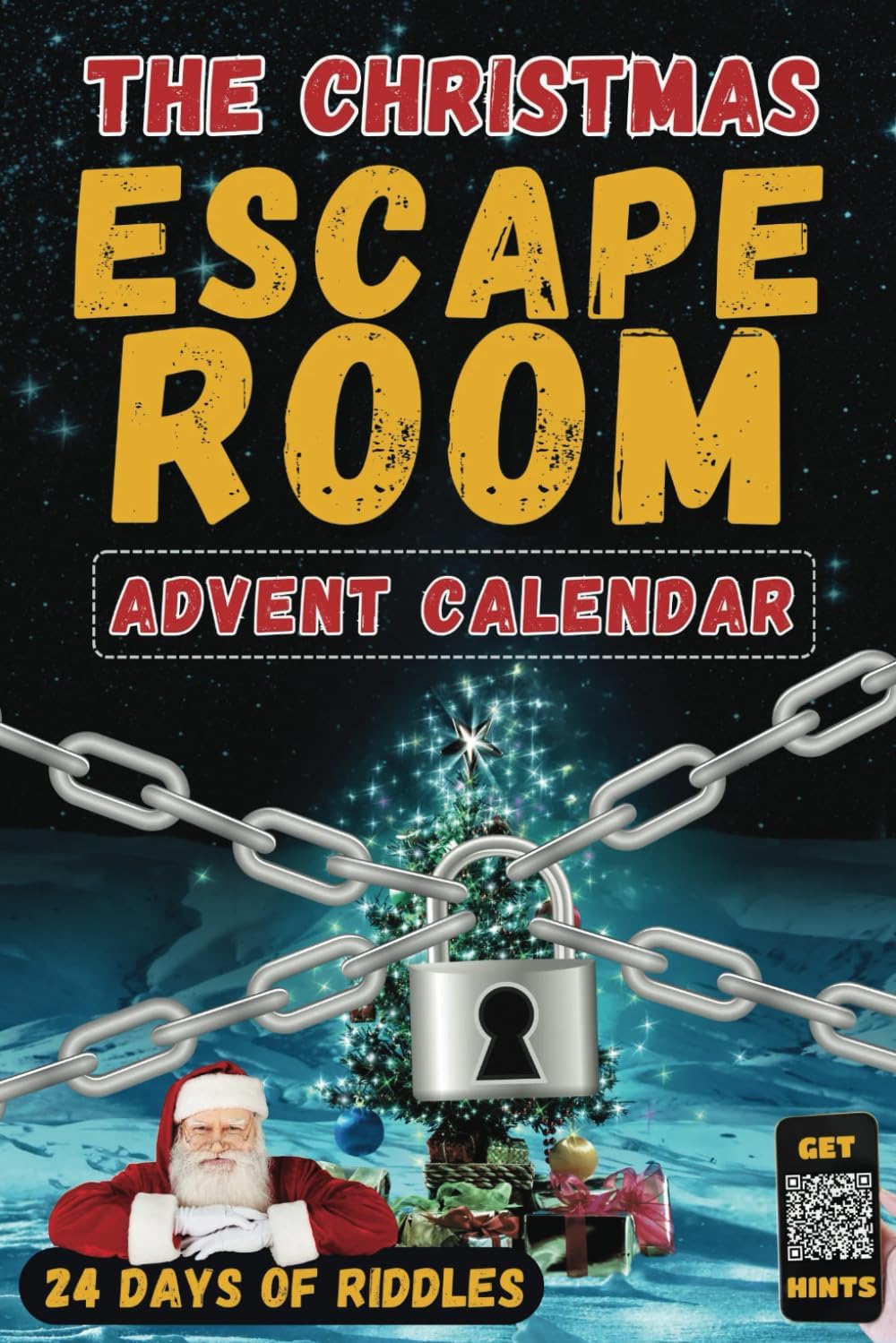 The Christmas Escape Room - Advent Calendar: 24 Days of Riddles and Puzzles to save Christmas. An Escape Room in a Book - A Puzzle Each Day - Logic Games 2024 (Christmas Escape Room - Advent Book)