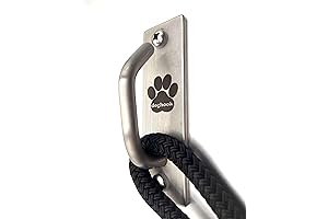 Canine Hitch: Secure Dog Butt Hook for Wall with Stainless Steel Mounting...