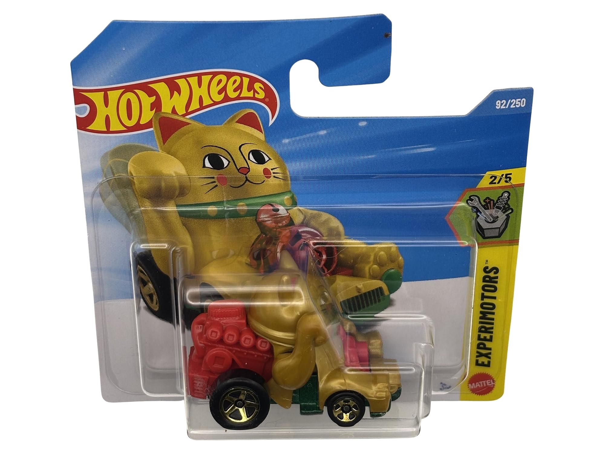 Hot Wheels - Feline Lucky - JJJ54 - Experimotors 2/5 - Short Card