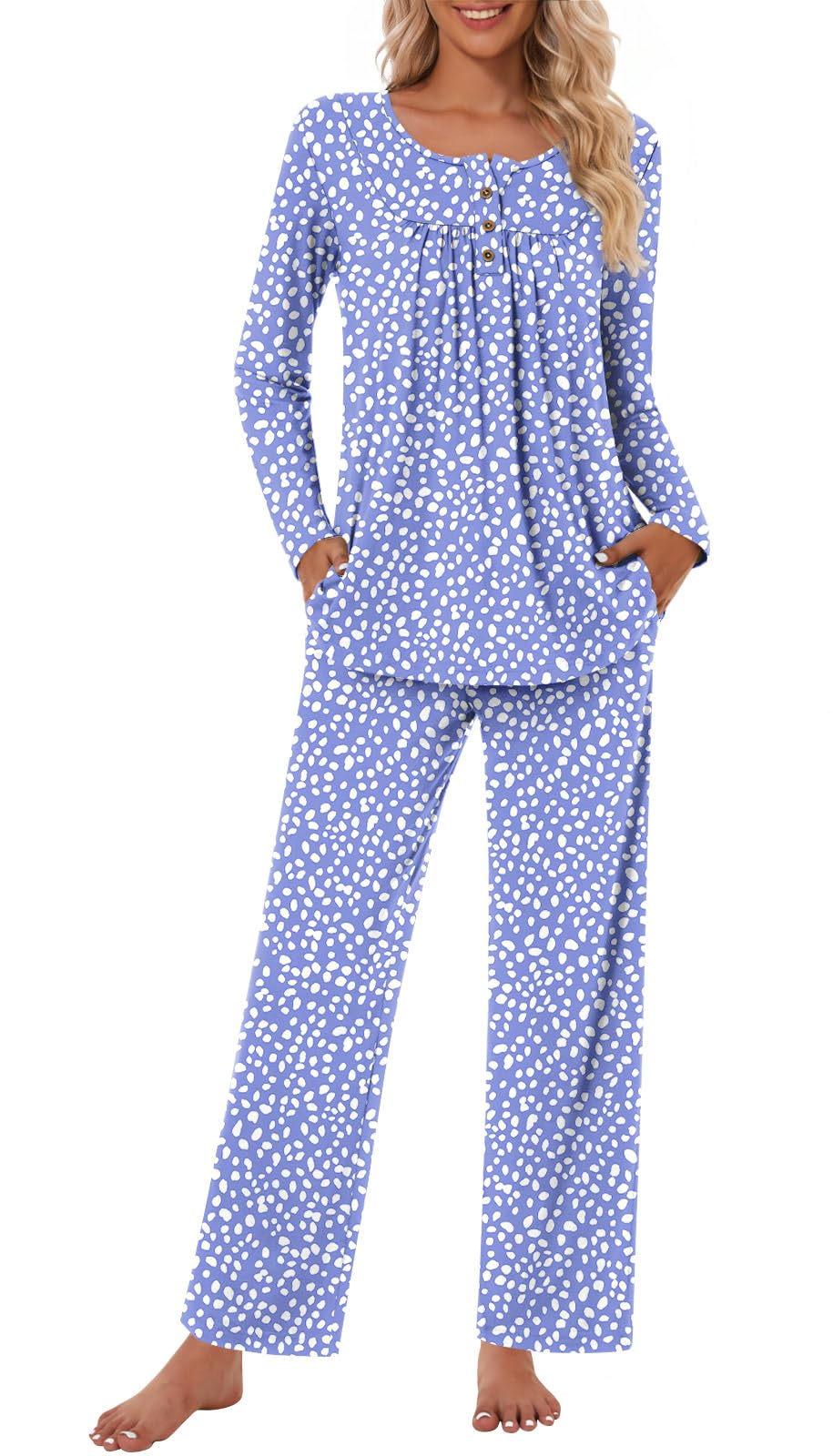Bestbee Women's Pajama Sets 2 Piece Fall Lounge Outfits Ladies Pj Sets