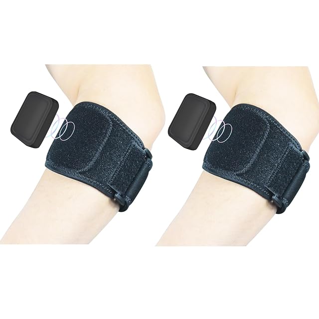 Elbow Pad Tennis Elbow Braces 1 Pair for Tendonitis and Tennis Elbow Pad Guard Golfers Elbow Forearm Brace