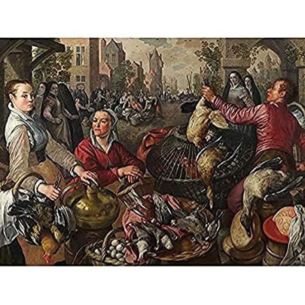 Joachim Beuckelaer The Four Elements Air Unframed Wall Art Print Poster Home Decor Premium
