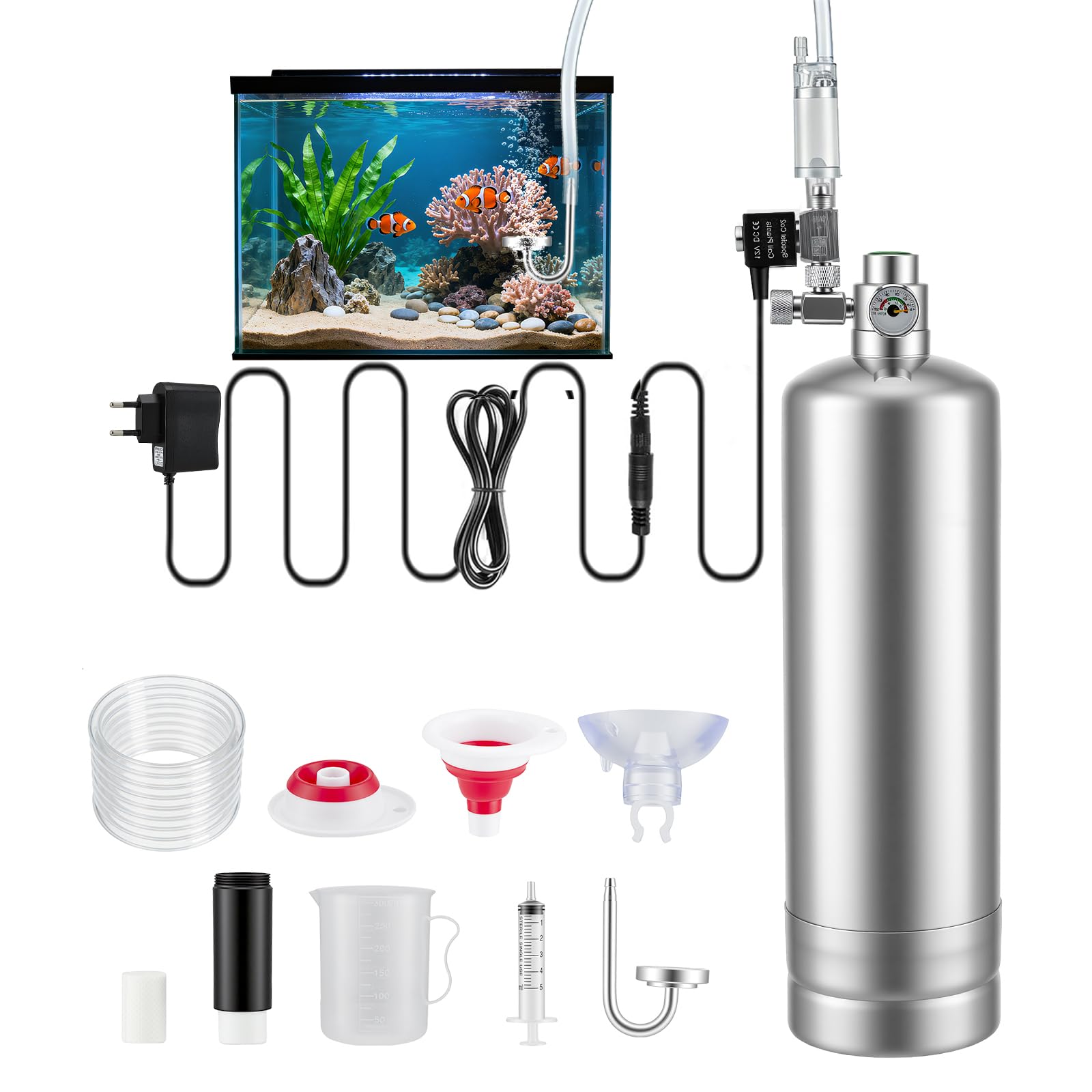 kit co2 aquarium complet