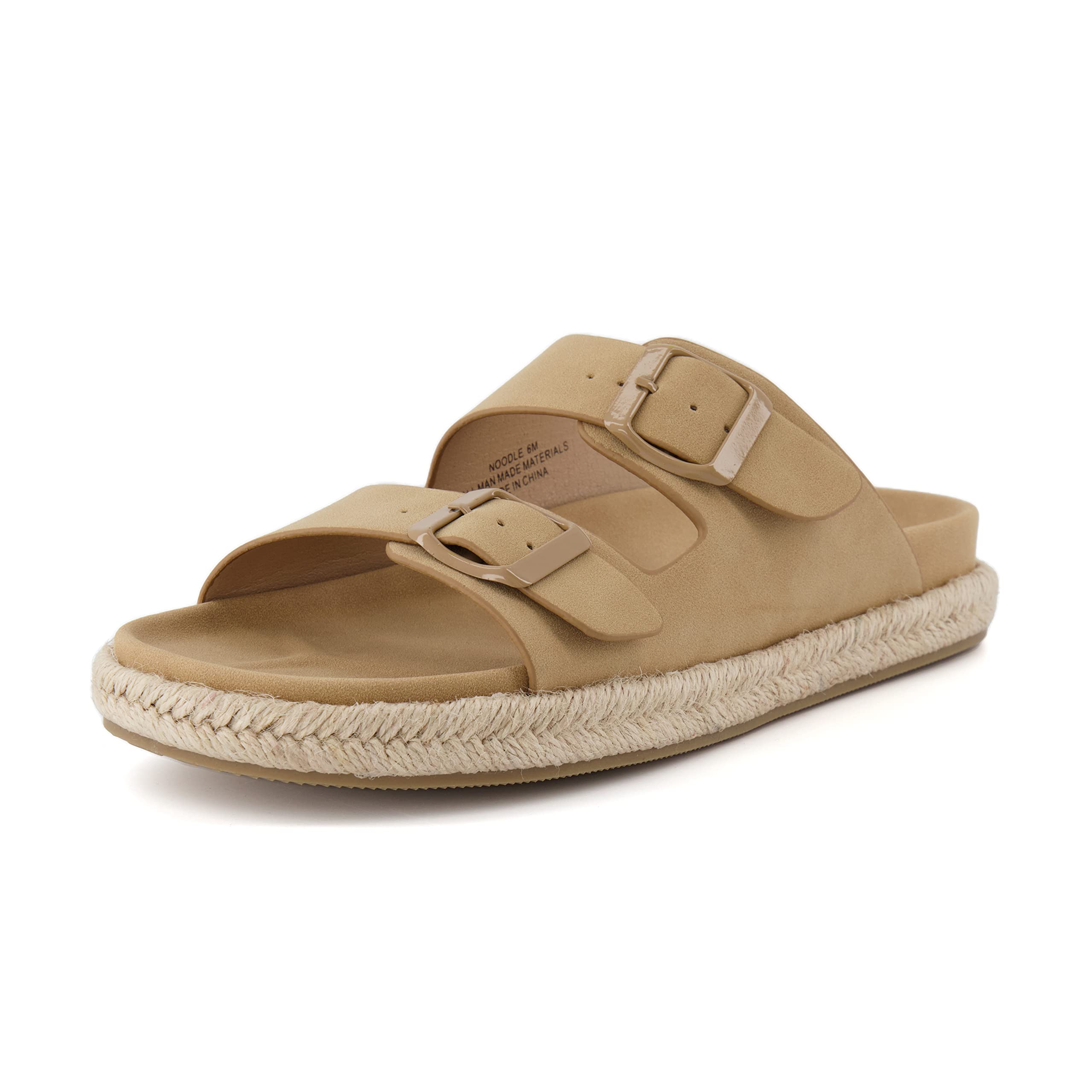 CUSHIONAIREWomen's Noodle Espadrille footbed sandal with +Comfort, Wide Widths Available