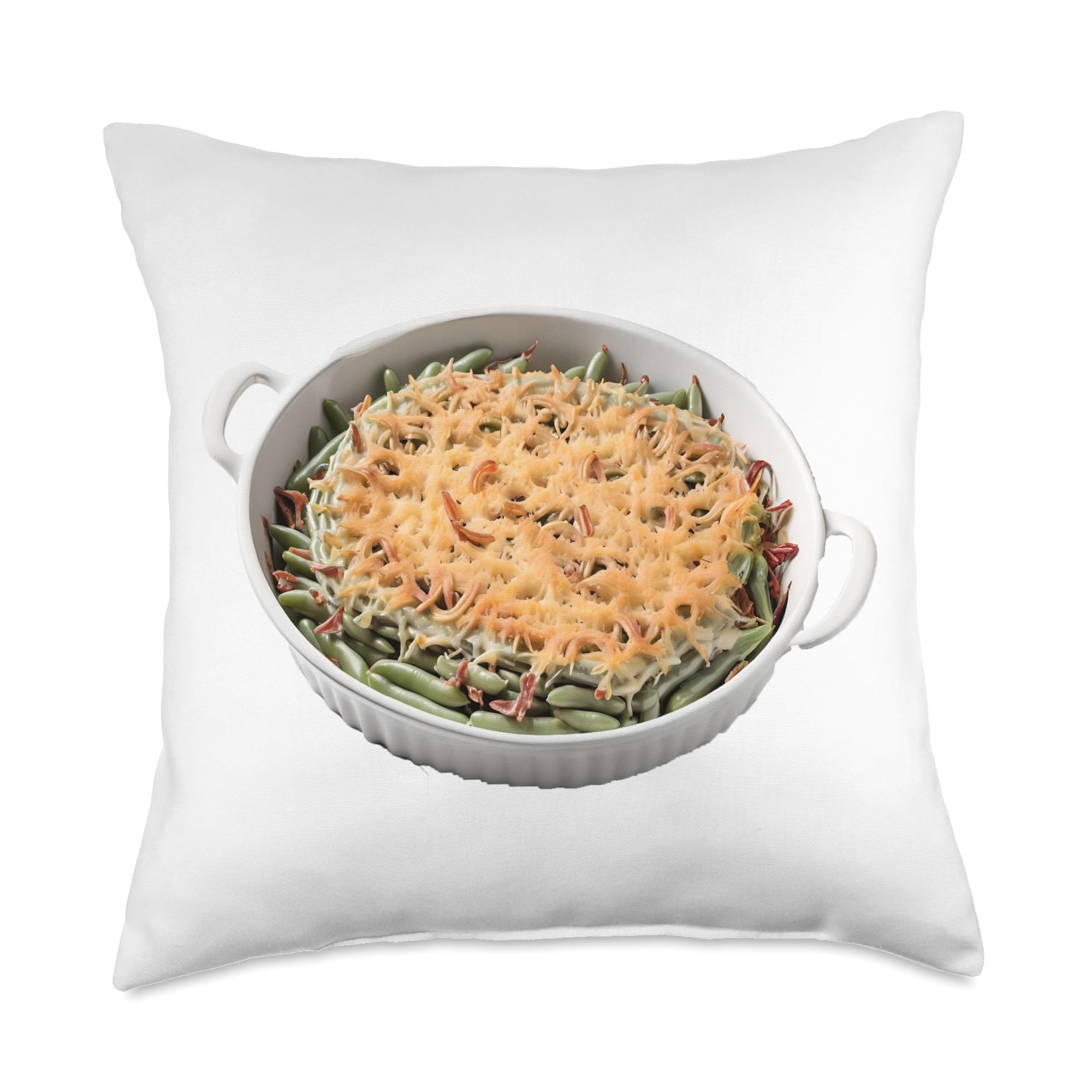 Green Bean Casserole Throw Pillow