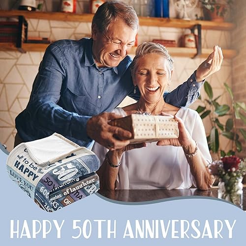 Miniatura 10 de qixnzagr Manta de regalo de 10 aniversario, regalos de boda para él, ella, parejas, regalos de boda de 10 años, decoraciones de aniversario de 10