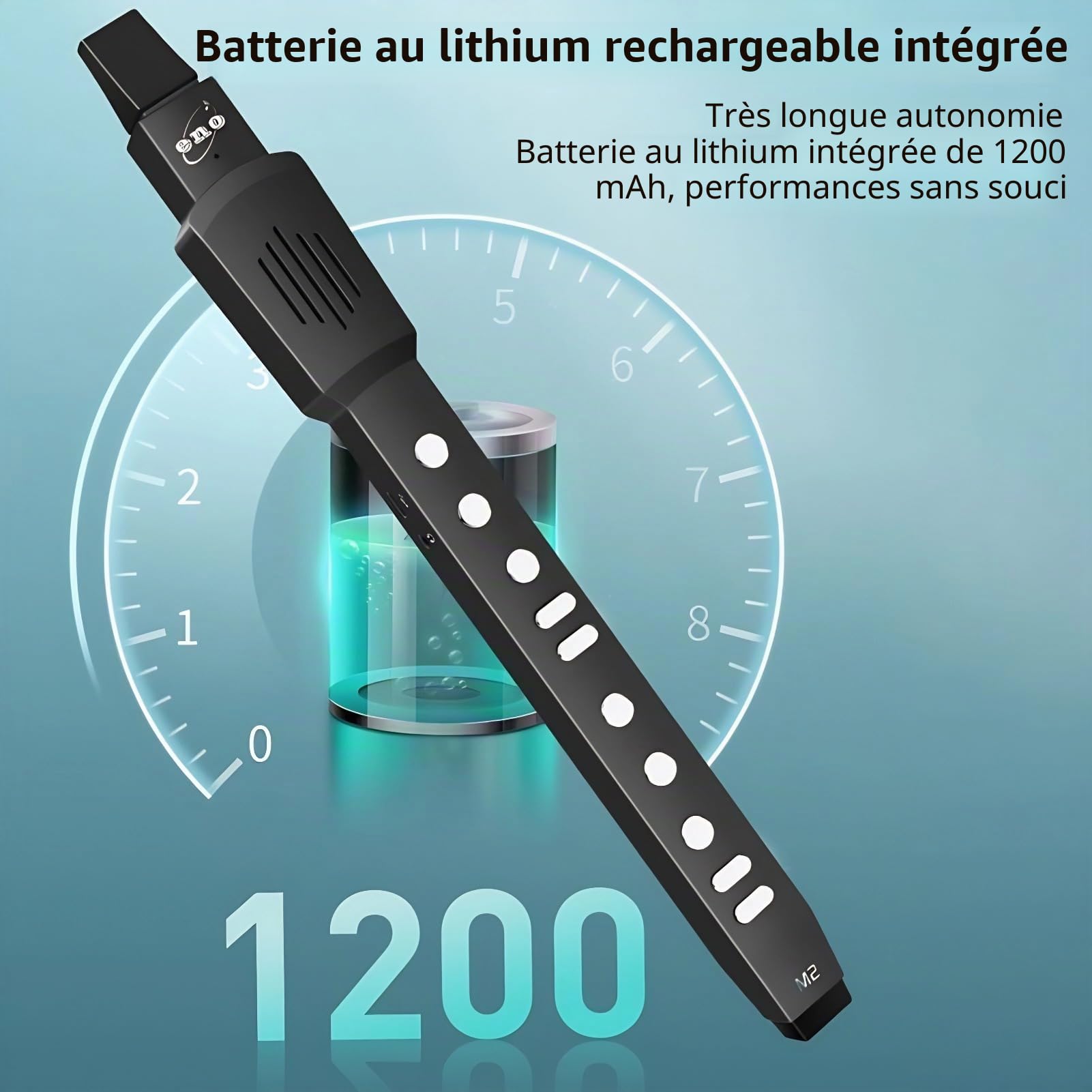 Instrument à Vent Numérique, Haut-parleur HiFi, Connexion MIDI, Instrument à Vent électronique, Boutons Multifonctionnels, Instrument à Vent électrique, avec 12 Accompagnements