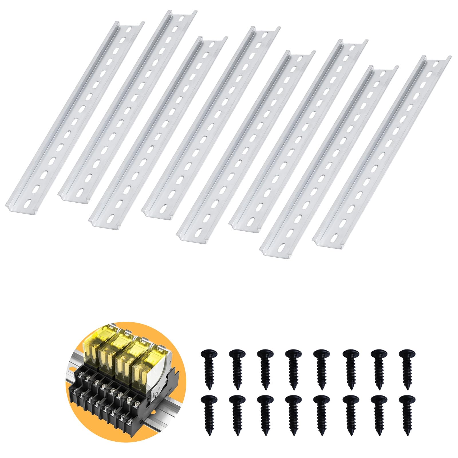 Ensto DIN rail op maat, Montagerail, verkoop per: 1 x 1 stuk - PP37
