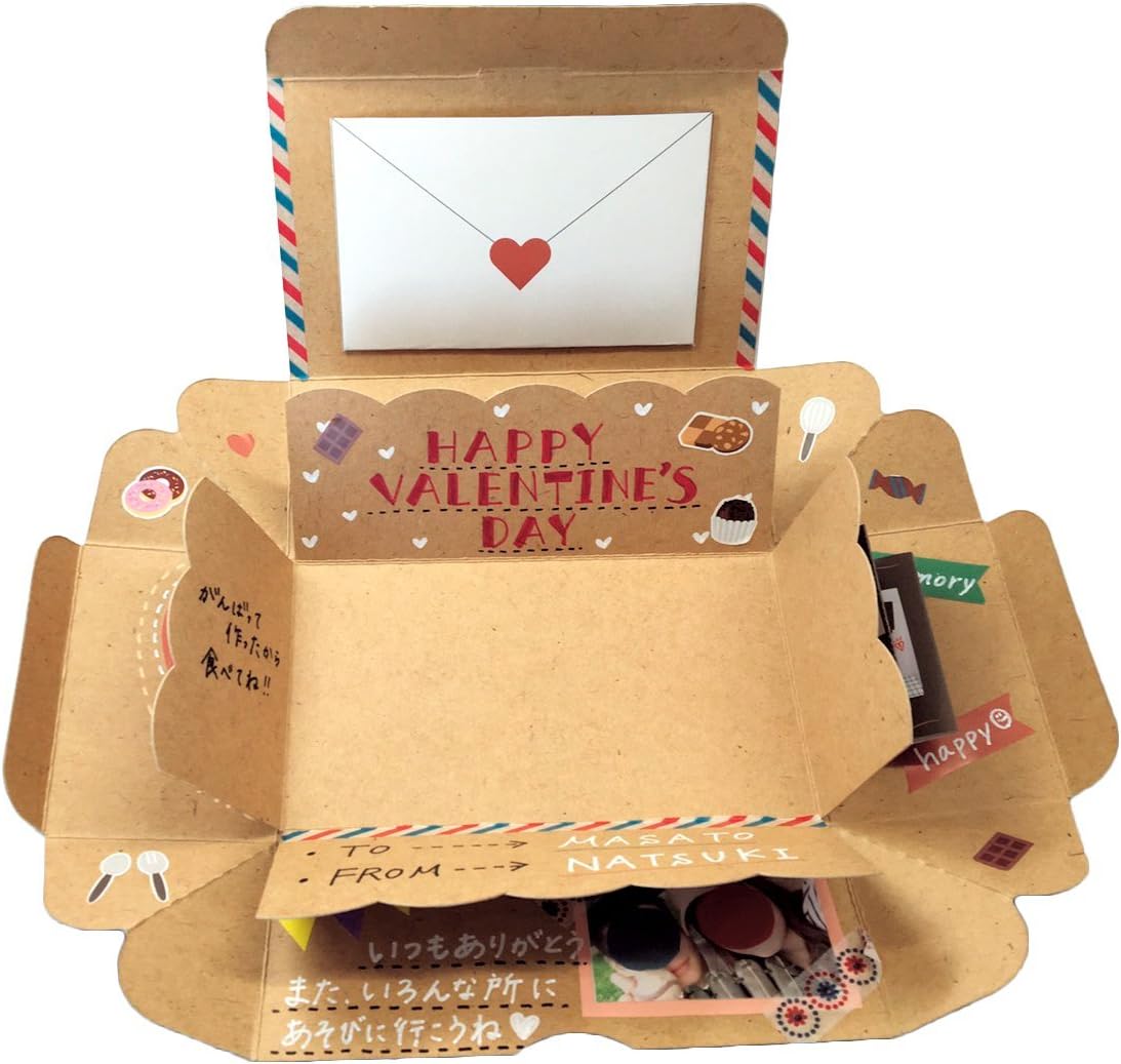 Amazon サプライズボックス ラブパケプレミアム 赤 グリーティングカード 文房具 オフィス用品 Amazon サプライズボックス ラブパケプレミアム 赤 グリーティングカード 文房具 オフィス用品