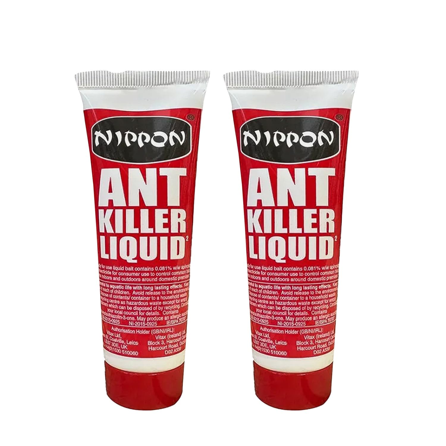 Nippon Ant Killer Liquid 25g | Effective Indoor & Outdoor Ant Control Destroys Entire Colonies | Easy-to-Use Liquid Bait Long-Lasting for Home & Garden- Twin Pack