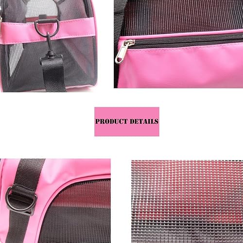 Vista 31 de Transportador para gatos, transportador de viaje para mascotas de lados suaves para gatos, perros y cachorros, bolsa plegable portátil para mascotas