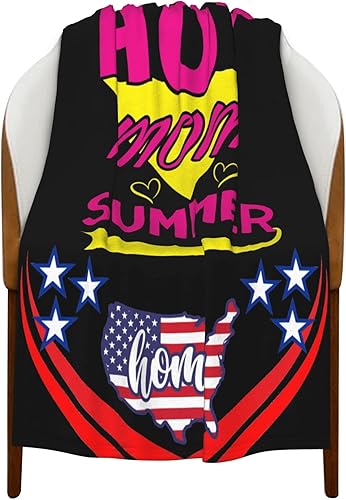 Miniatura 7 de CHASLI I Love Hot Moms Manta de Felpa Suave y cálida para cama sofá y viaje Normal