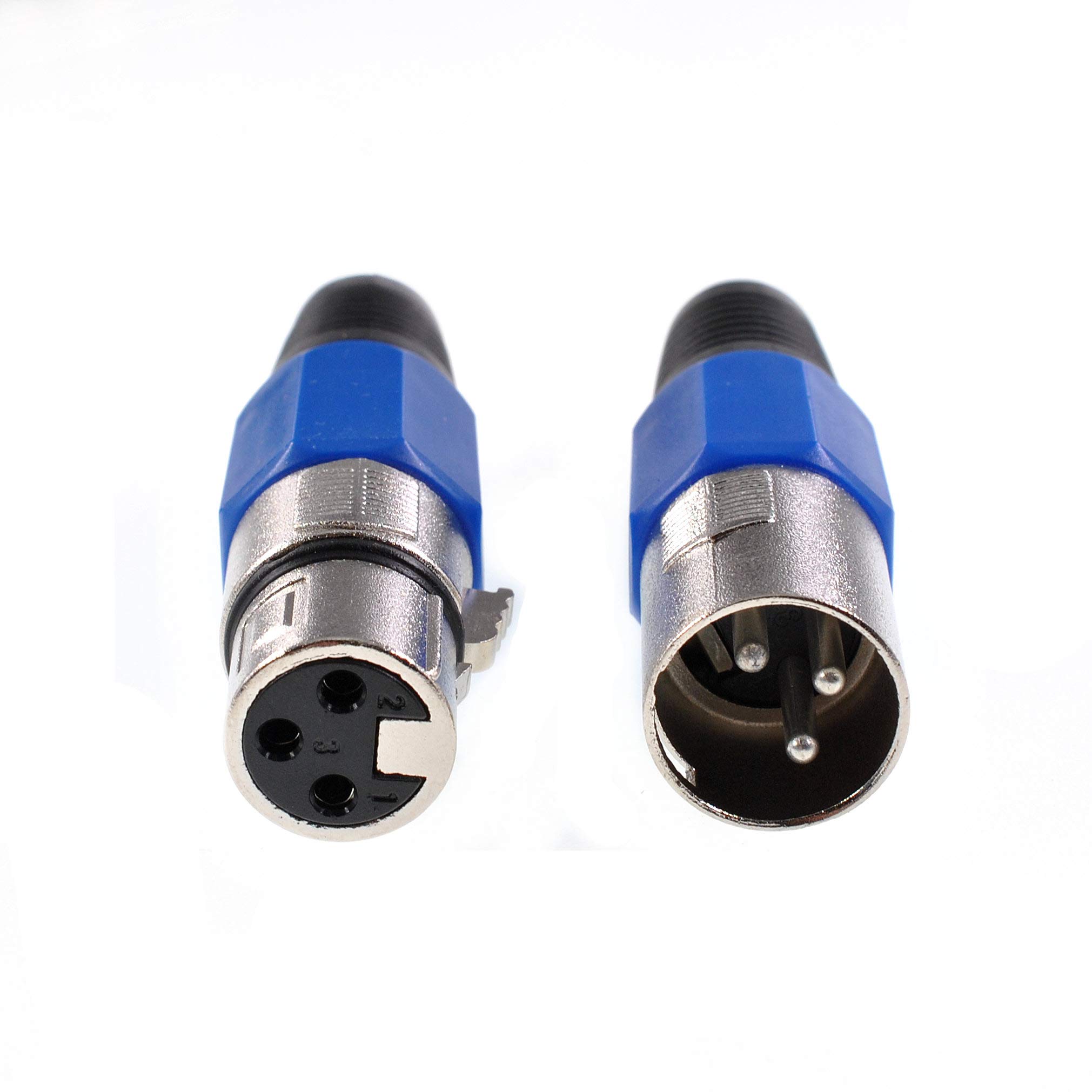 Connettori Xlr Sourcingmap 2 Pezzi XLR 3 Pin Maschio Femmina Connettore Audio Per Pannello Microfono - Foto 2